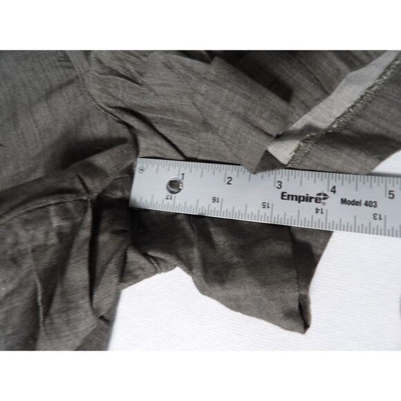 Banana Republic 14 Martin Fit Shorts Grey Chino Style Tie Front Vacay Casual - Picture 10 of 10